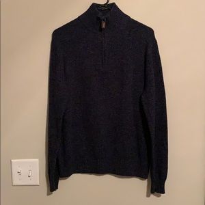 J Crew Quarter-Zip Wool Sweater